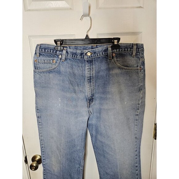 Levis 517 Jeans 42x30 Blue Denim Bootcut Cowboy Vintage Made in USA 1999 - Picture 2 of 10